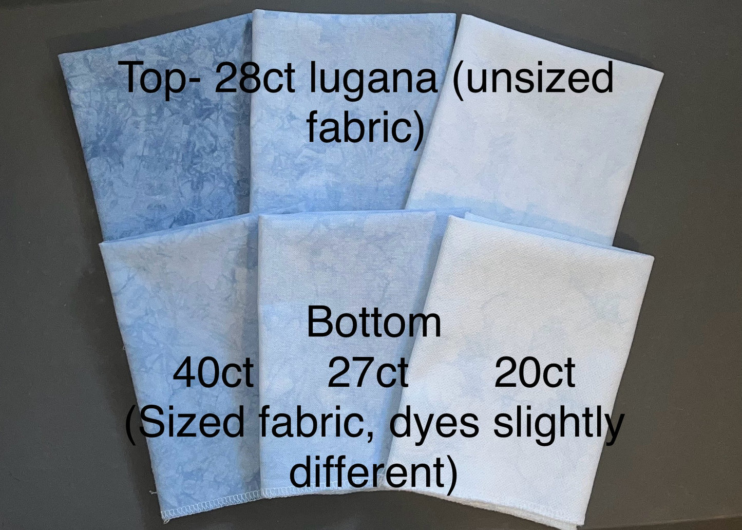 20ct lugana - 18x27 - Walden - Light