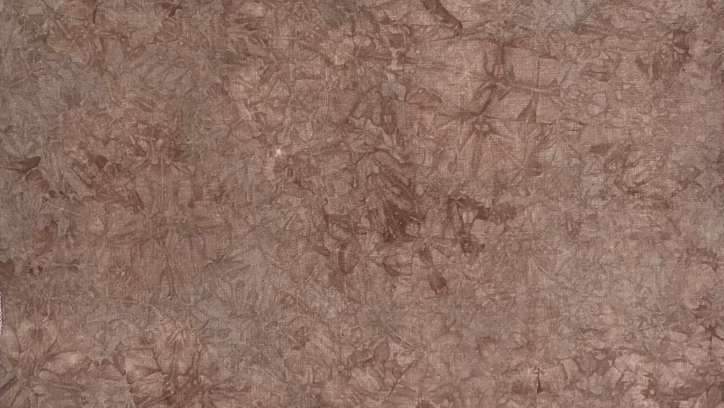 28ct linen misfit - Fat Quarter - Browns