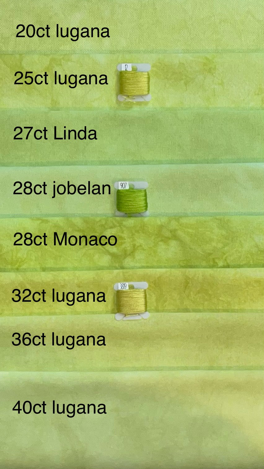 40ct lugana - Fat Quarter - Lady's Mantle