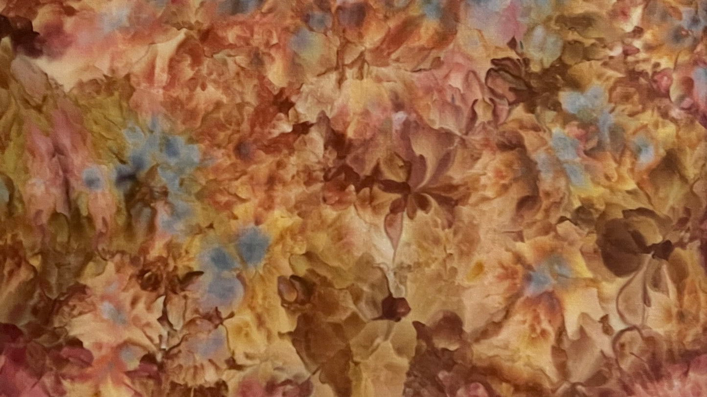 32ct linen - Fat Quarter - Ice Dye 15
