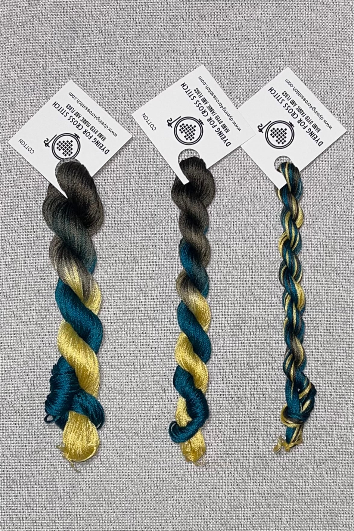 Cotton hand dyed floss - Logan