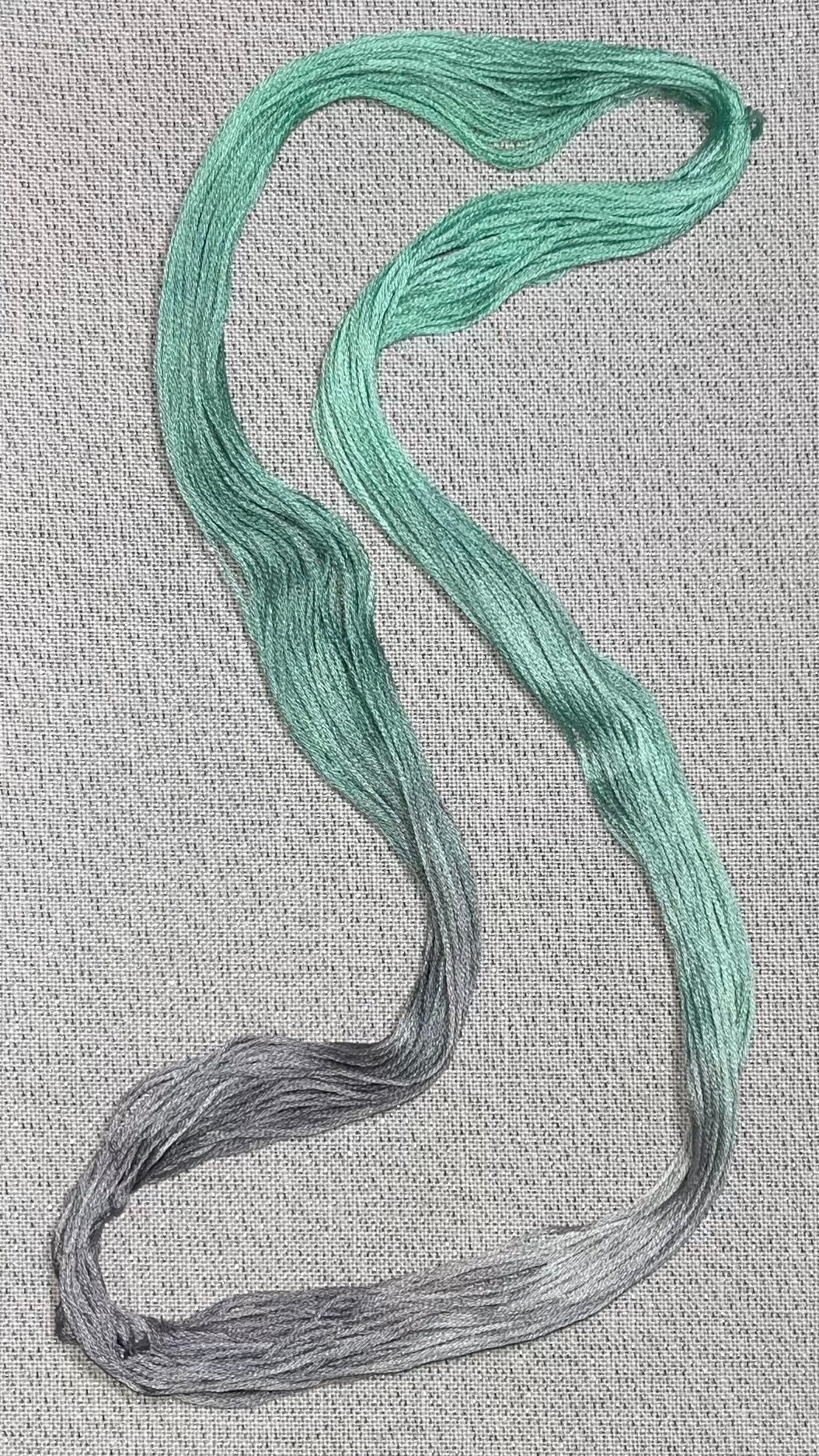 Cotton hand dyed floss - Sage