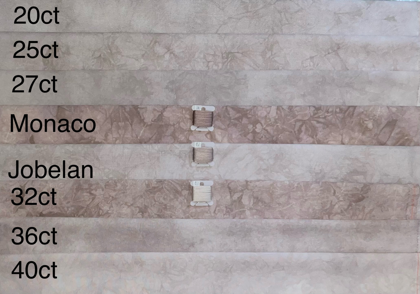 36ct lugana - Fat Quarter - November 2025 FOTM