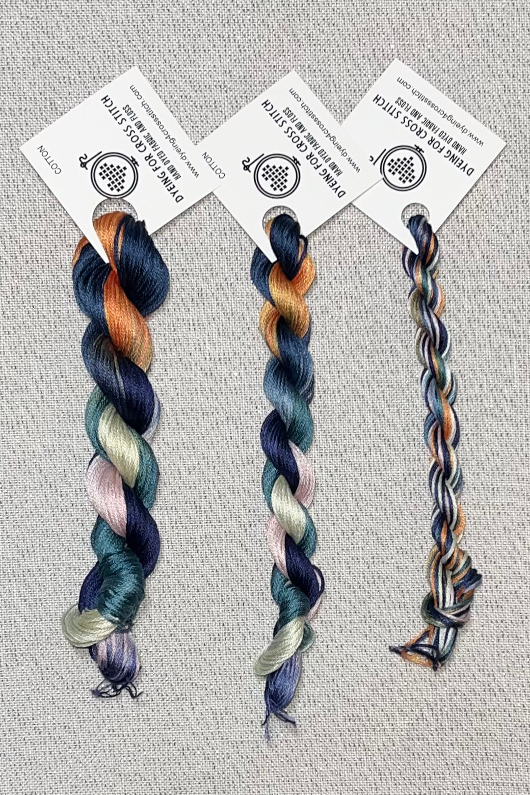 Cotton hand dyed floss - Vintage Boho