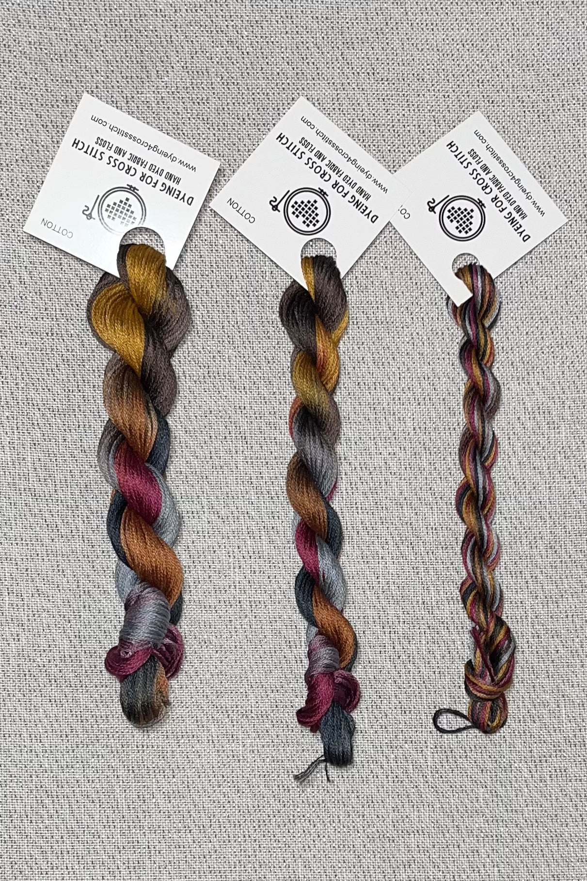 Cotton hand dyed floss - Spices