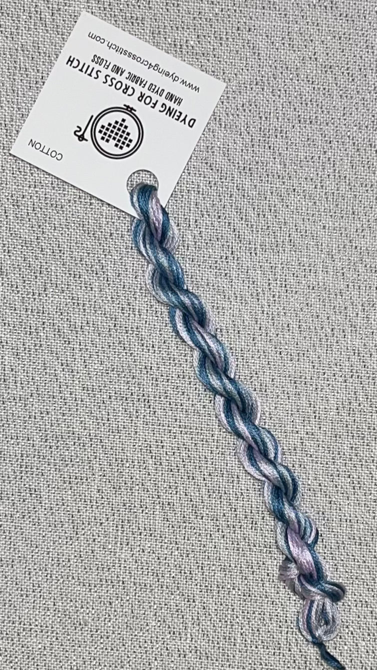 Cotton hand dyed floss - So Long Shadow