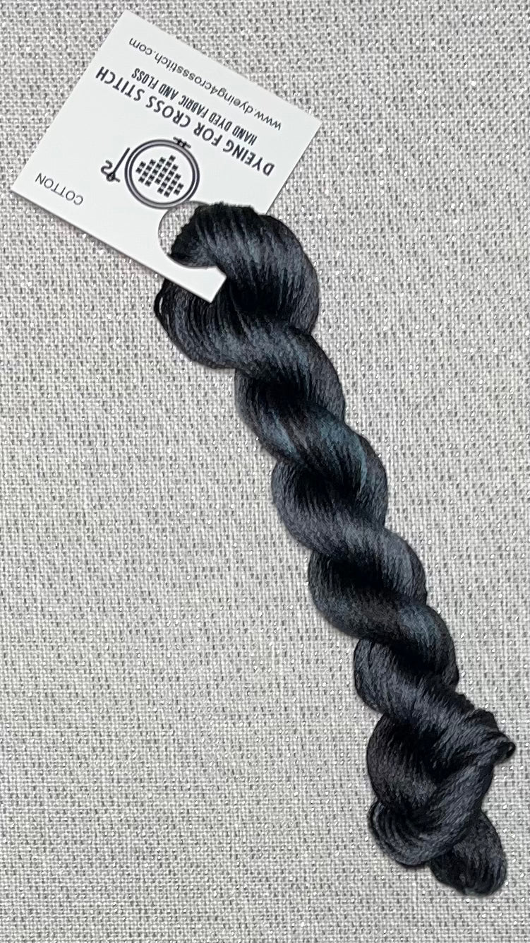 Cotton hand dyed floss - Superstition