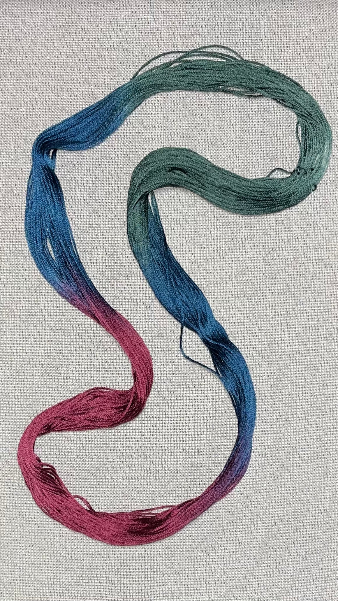Cotton hand dyed floss - Stewart