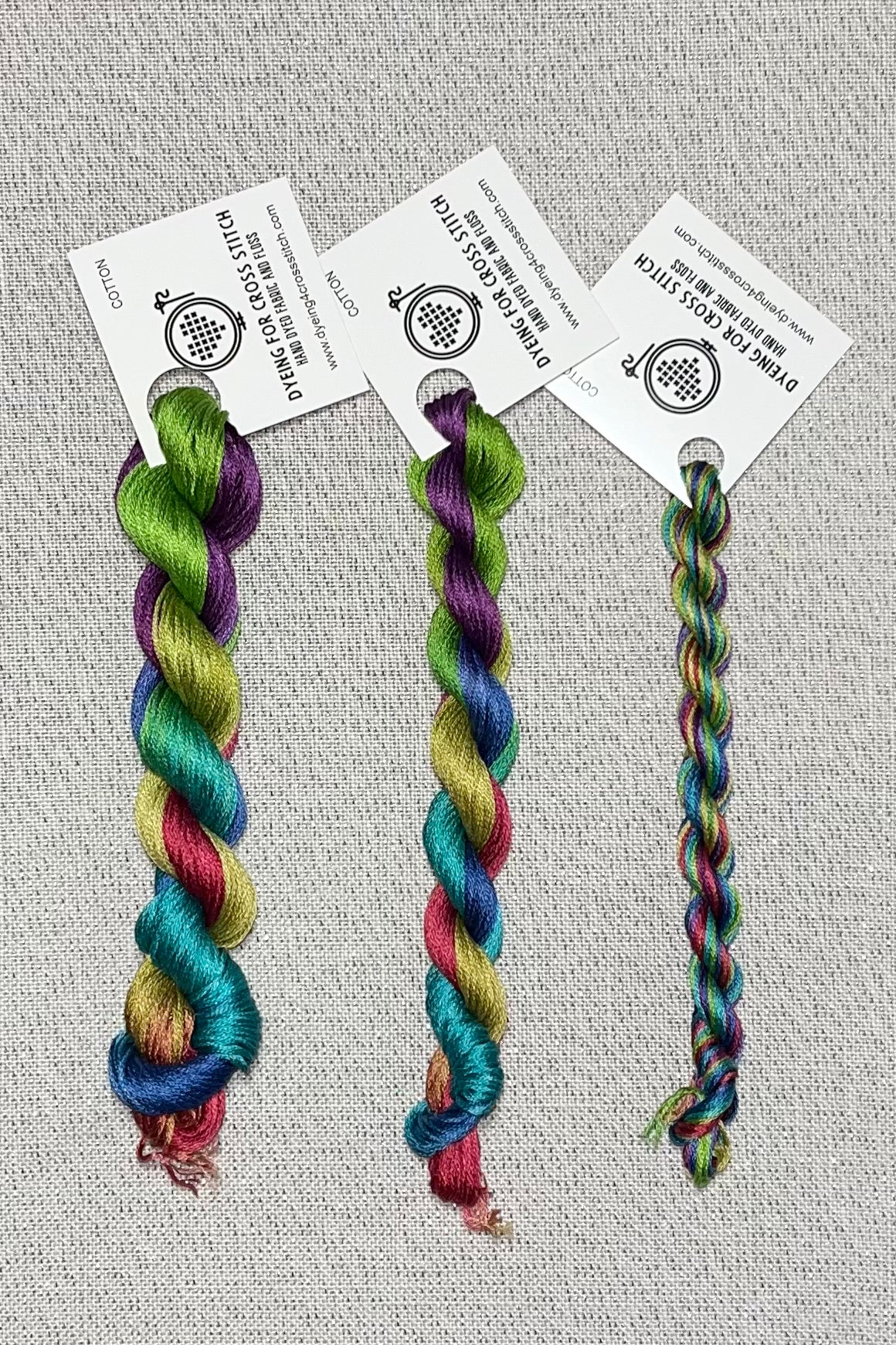 Cotton hand dyed floss - Bejewel