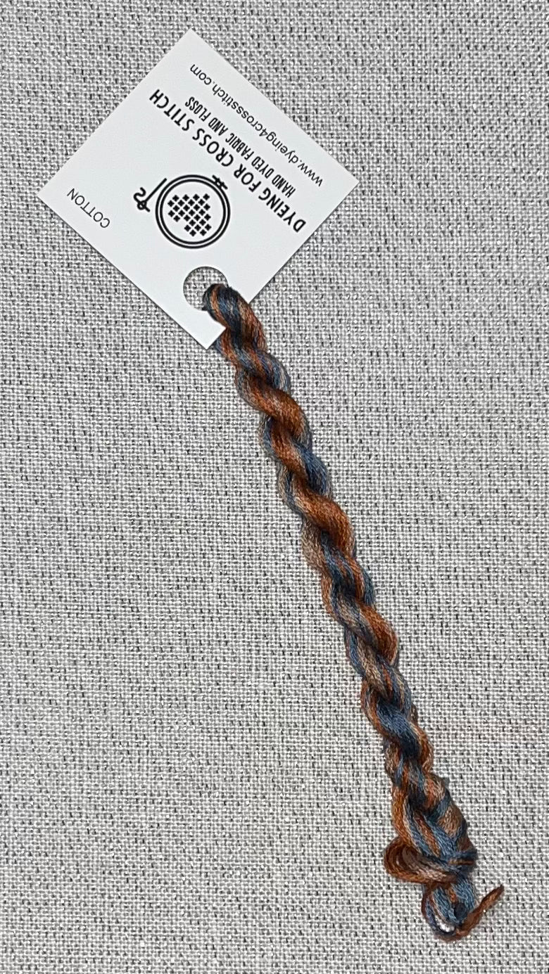 Cotton hand dyed floss - Café au lait
