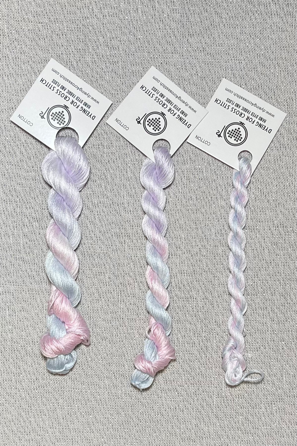 Cotton hand dyed floss - Opal
