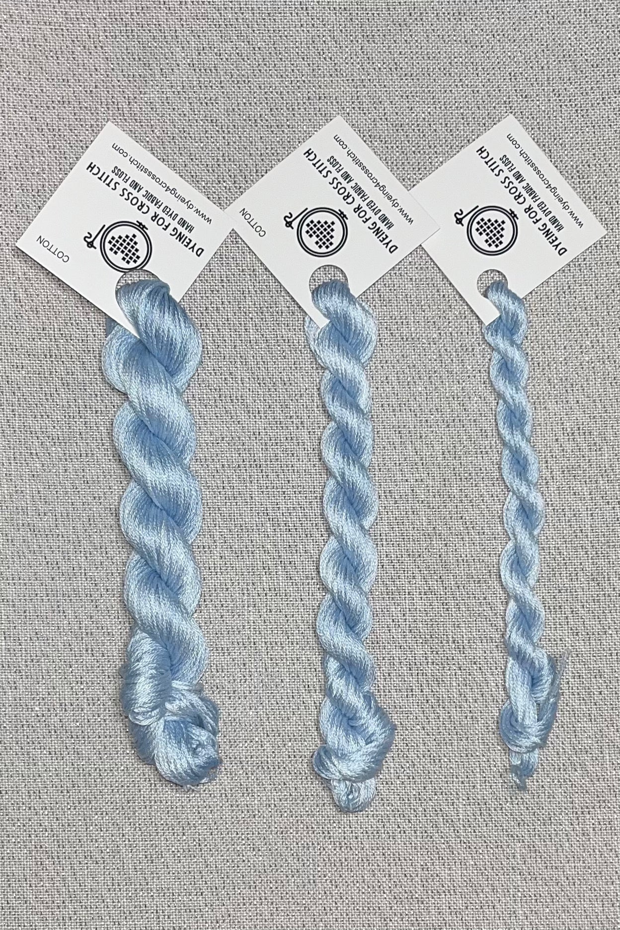 Cotton hand dyed floss - Lobelia