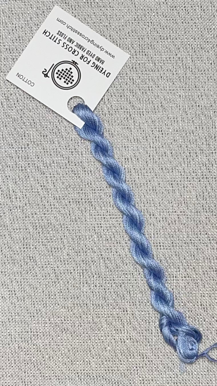 Cotton hand dyed floss - Ice Castles