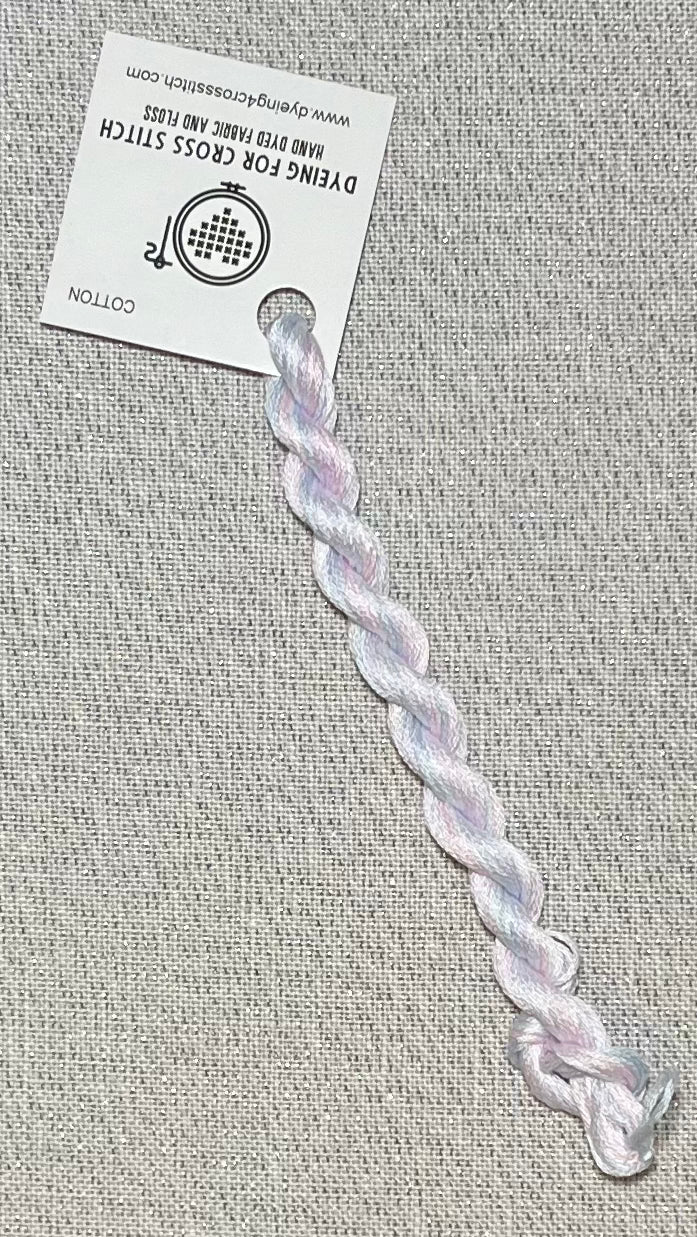 Cotton hand dyed floss - Opal