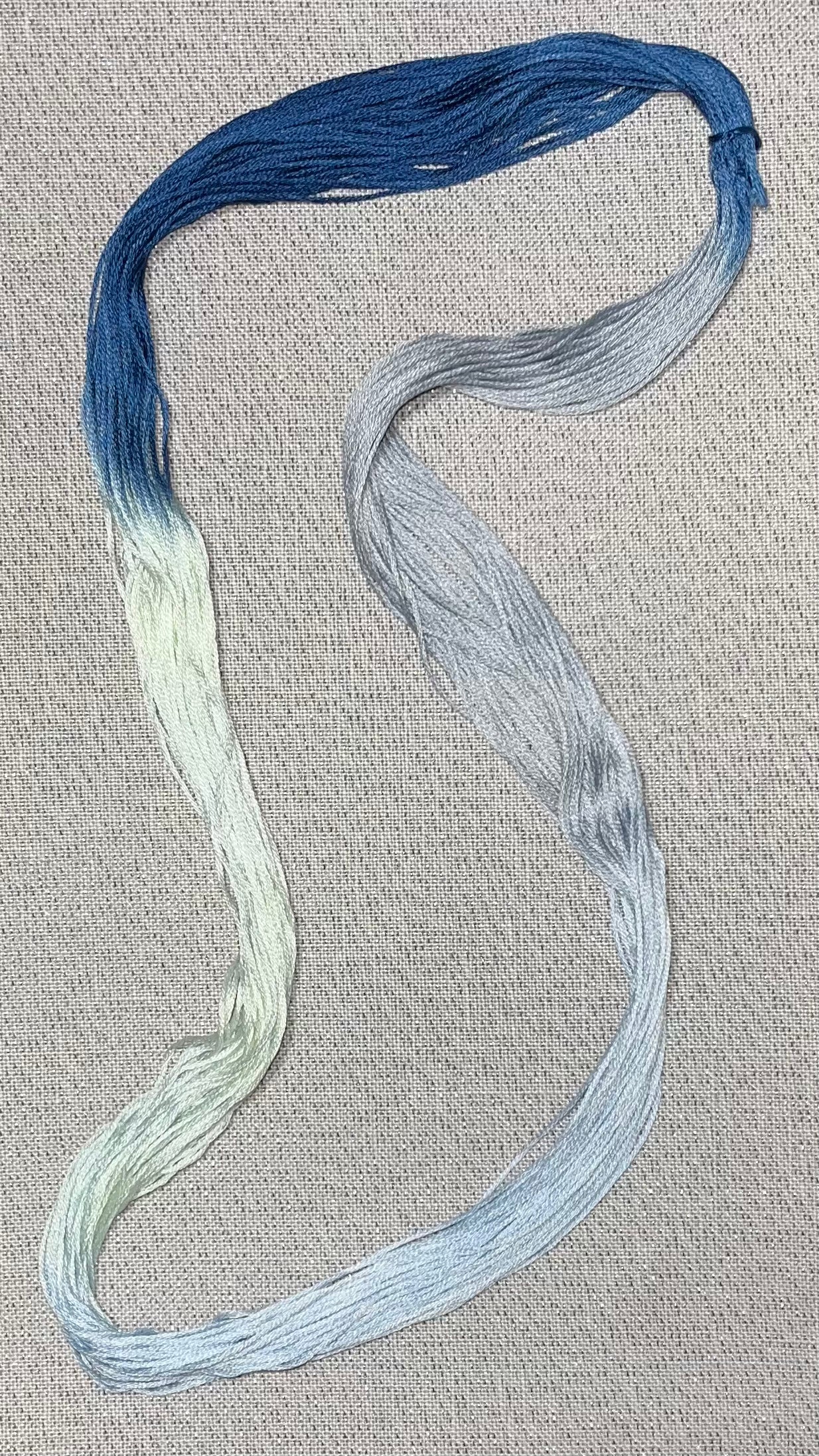 Cotton hand dyed floss - Lakeside