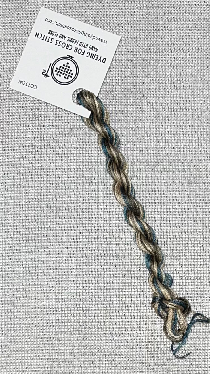 Cotton hand dyed floss - Thompson