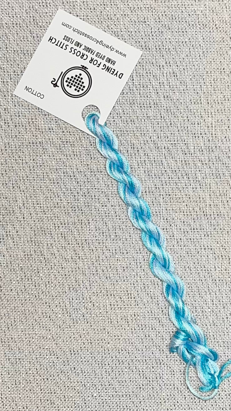 Cotton hand dyed floss - Fairy