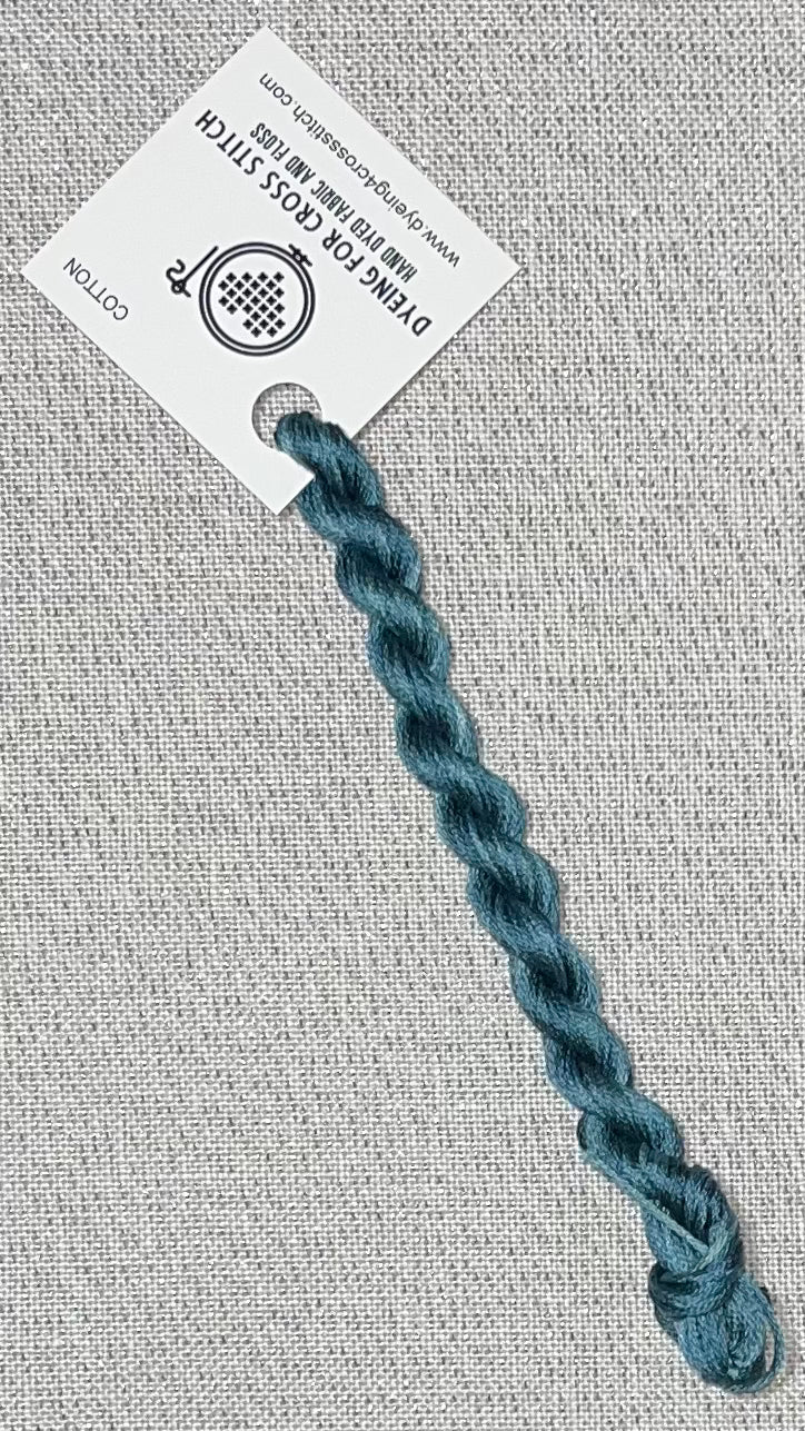 Cotton hand dyed floss - Midnight Clover