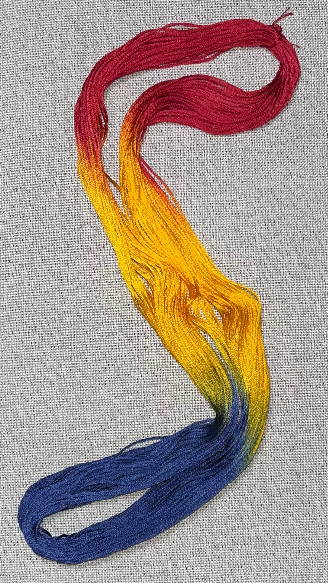 Cotton hand dyed floss - Carnie