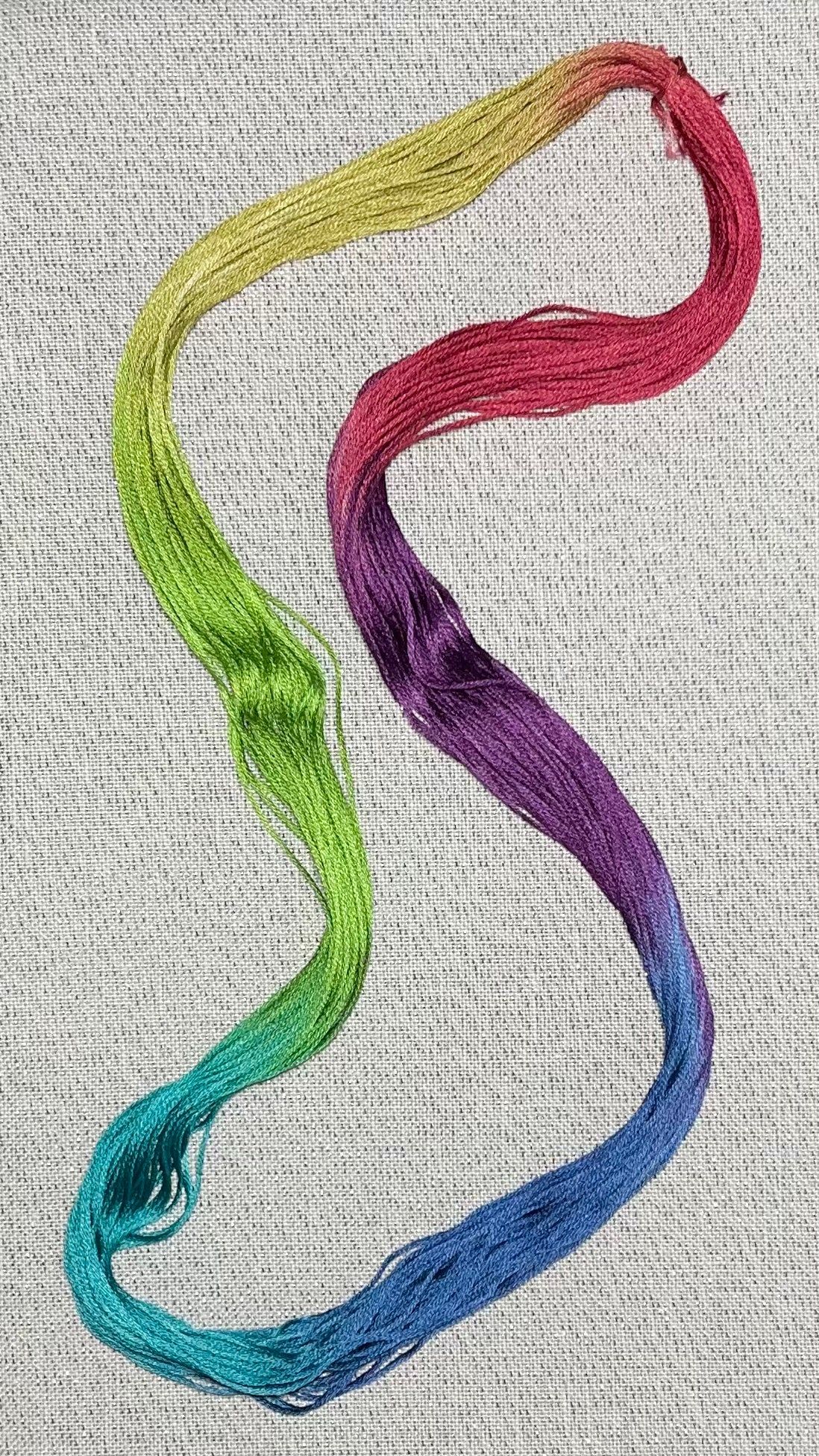 Cotton hand dyed floss - Bejewel