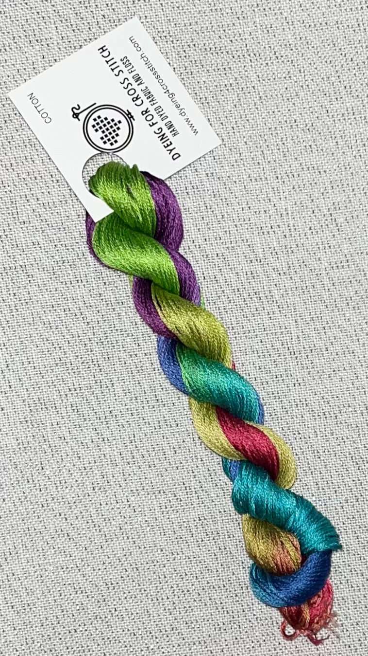 Cotton hand dyed floss - Bejewel