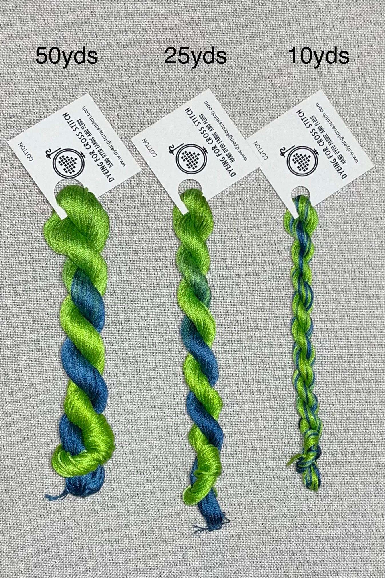 Cotton hand dyed floss - Ertha