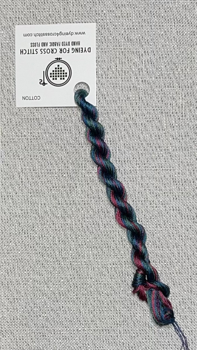 Cotton hand dyed floss - Stewart