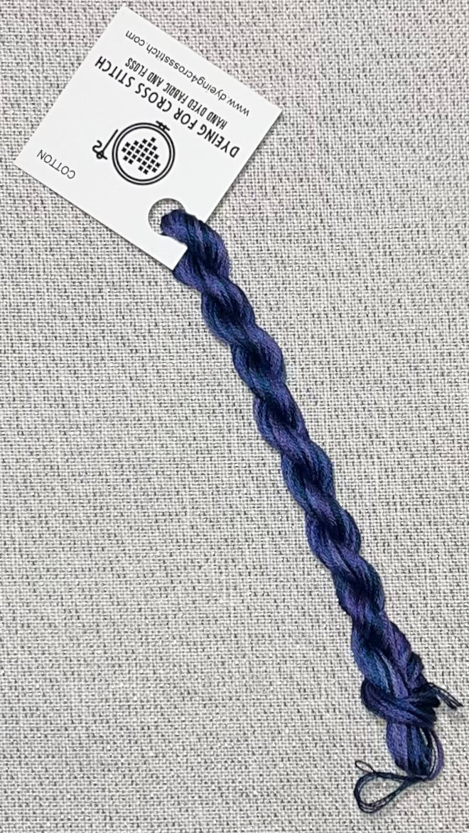 Cotton hand dyed floss - Clemson