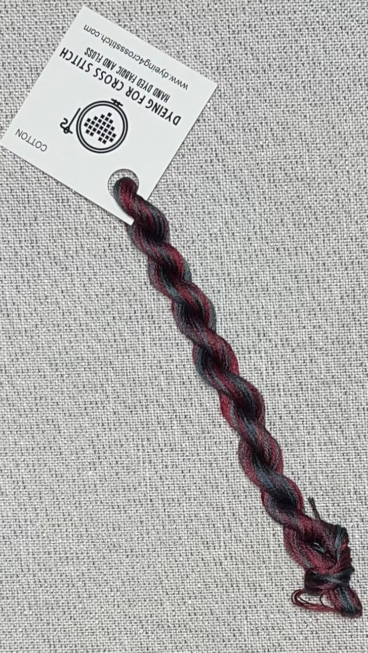 Cotton hand dyed floss - Phoenix Rising