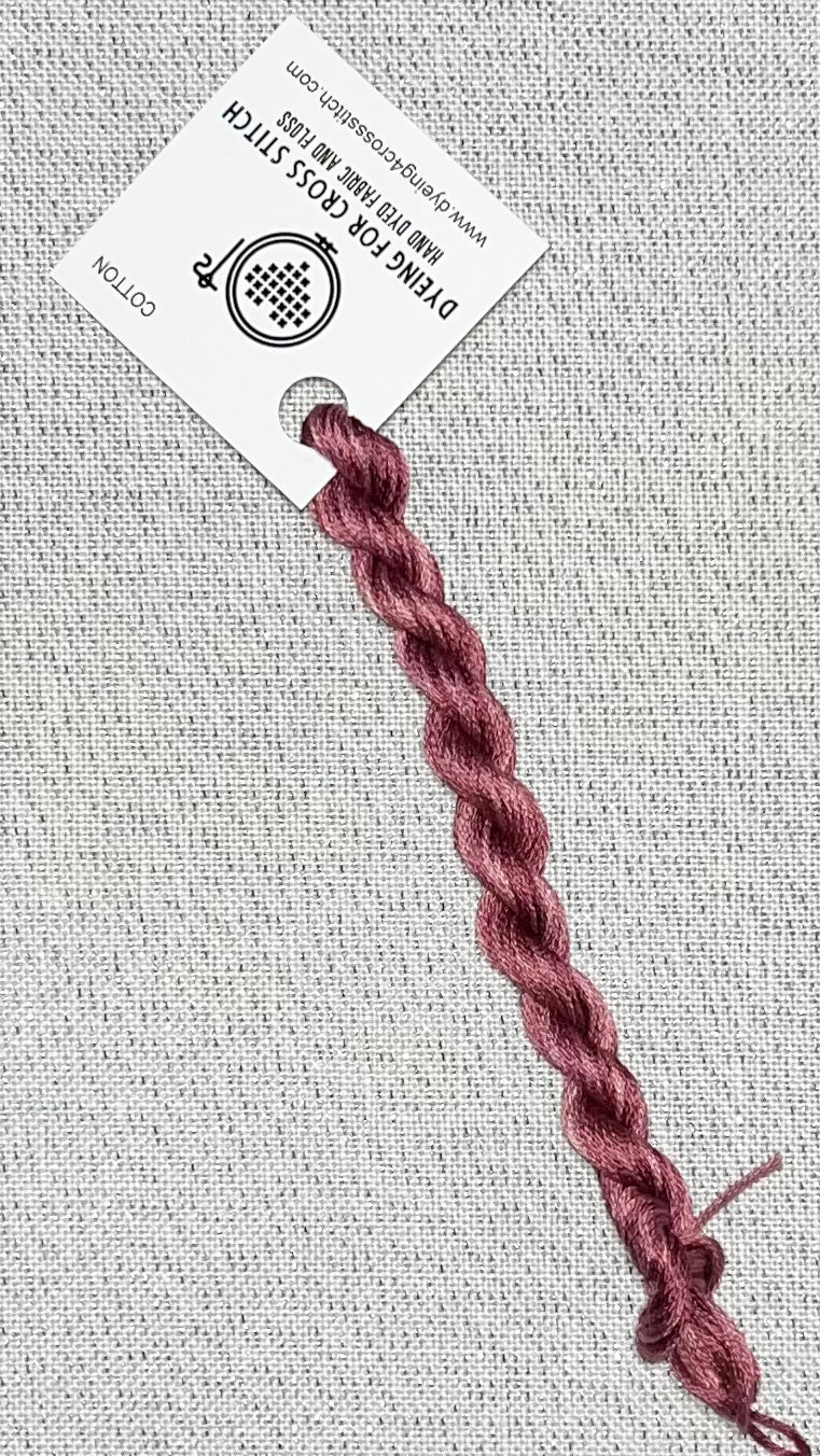 Cotton hand dyed floss - Prairie Fire