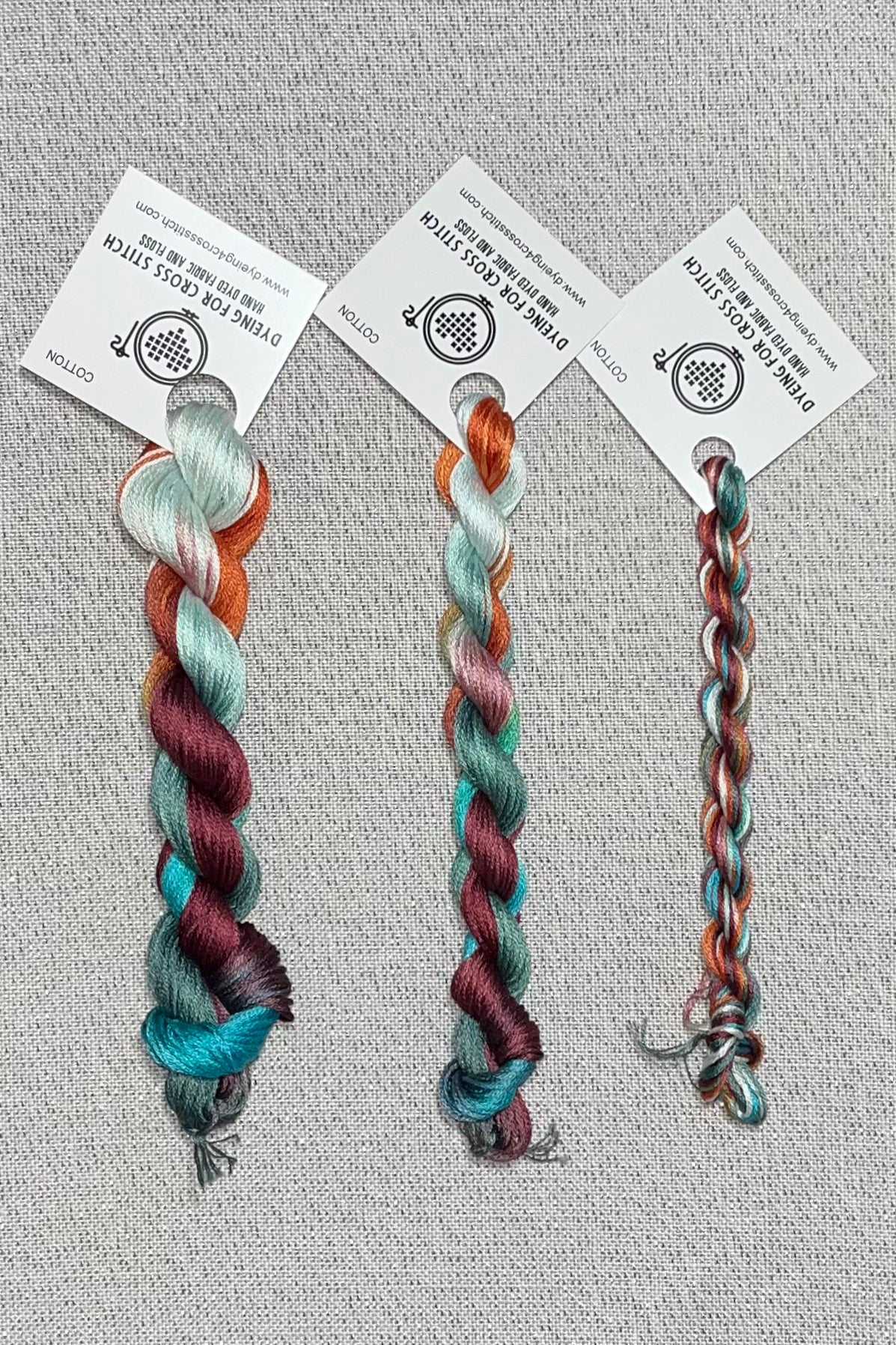 Cotton hand dyed floss - Bazaar