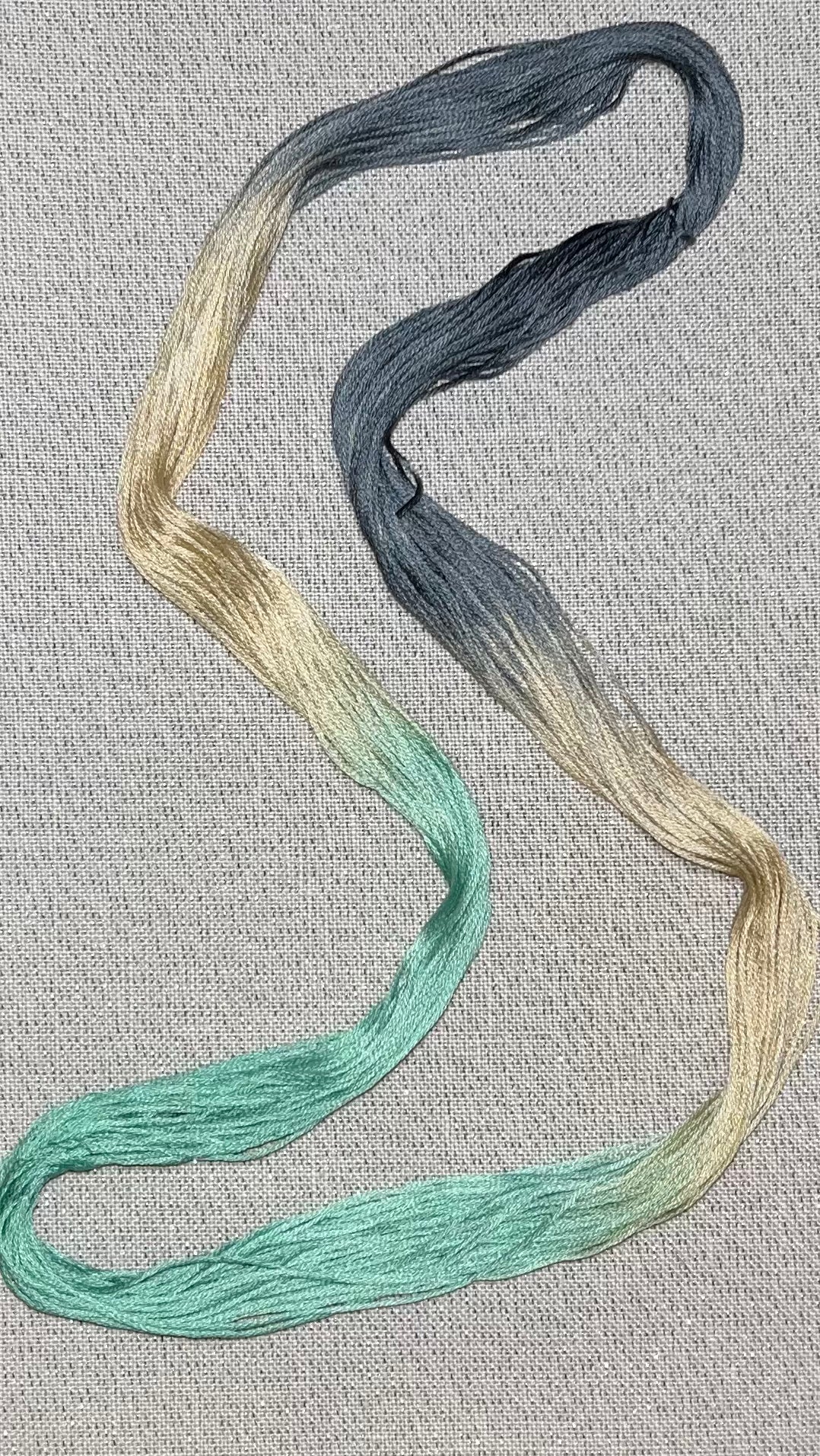 Cotton hand dyed floss - Beachcomber