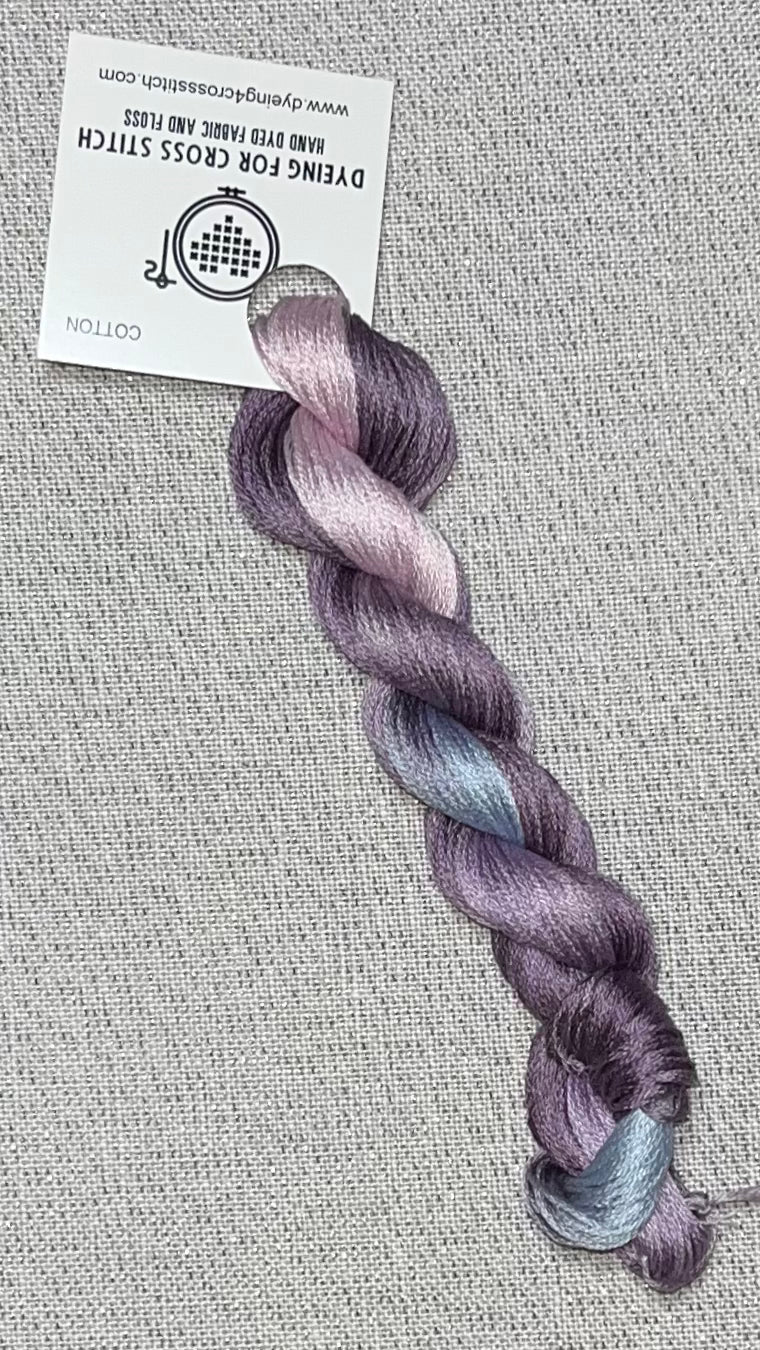 Cotton hand dyed floss - Hush