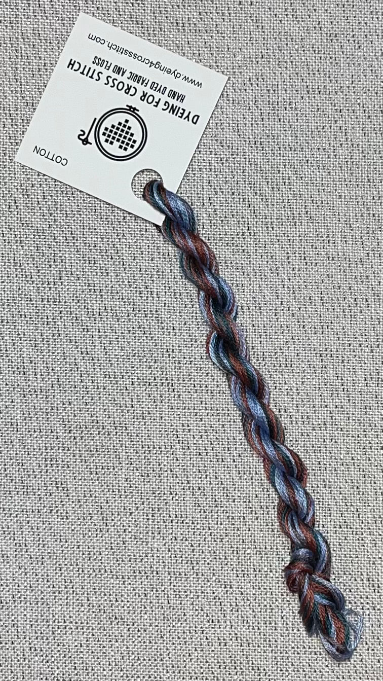 Cotton hand dyed floss - Russell