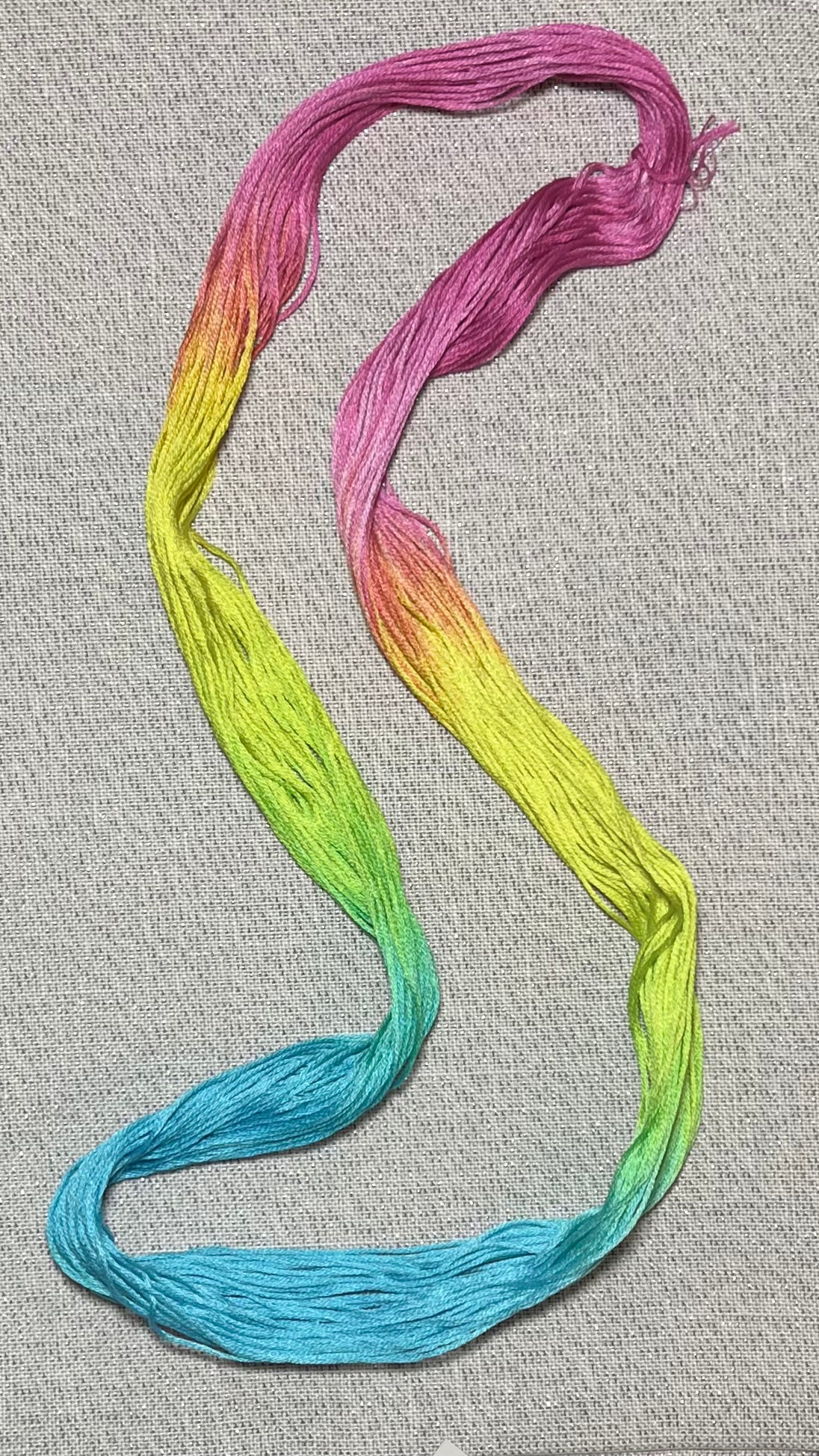 Cotton hand dyed floss - Tie-Dyed Dreams