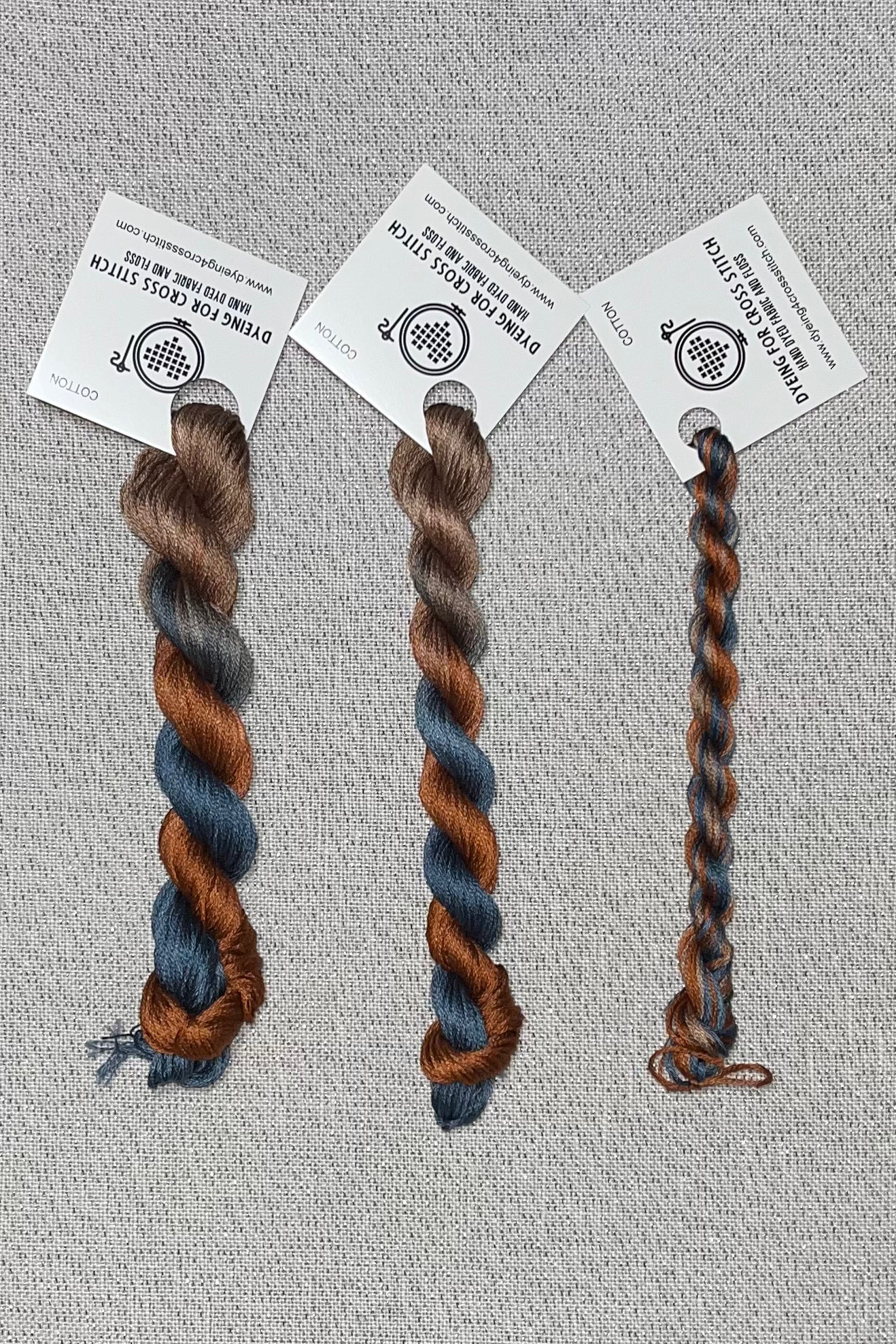 Cotton hand dyed floss - Café au lait