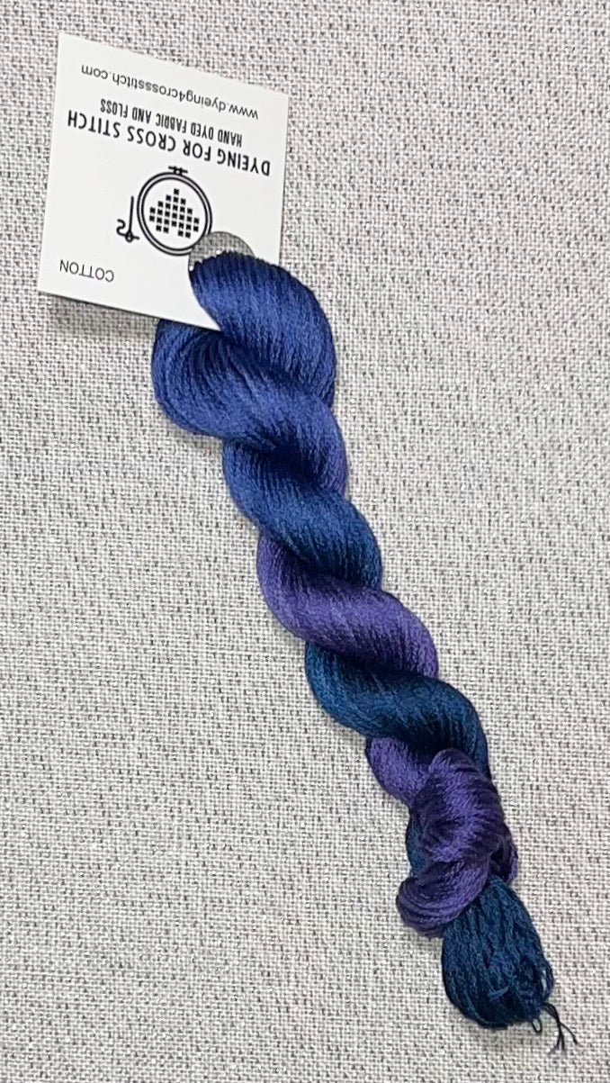 Cotton hand dyed floss - Clemson