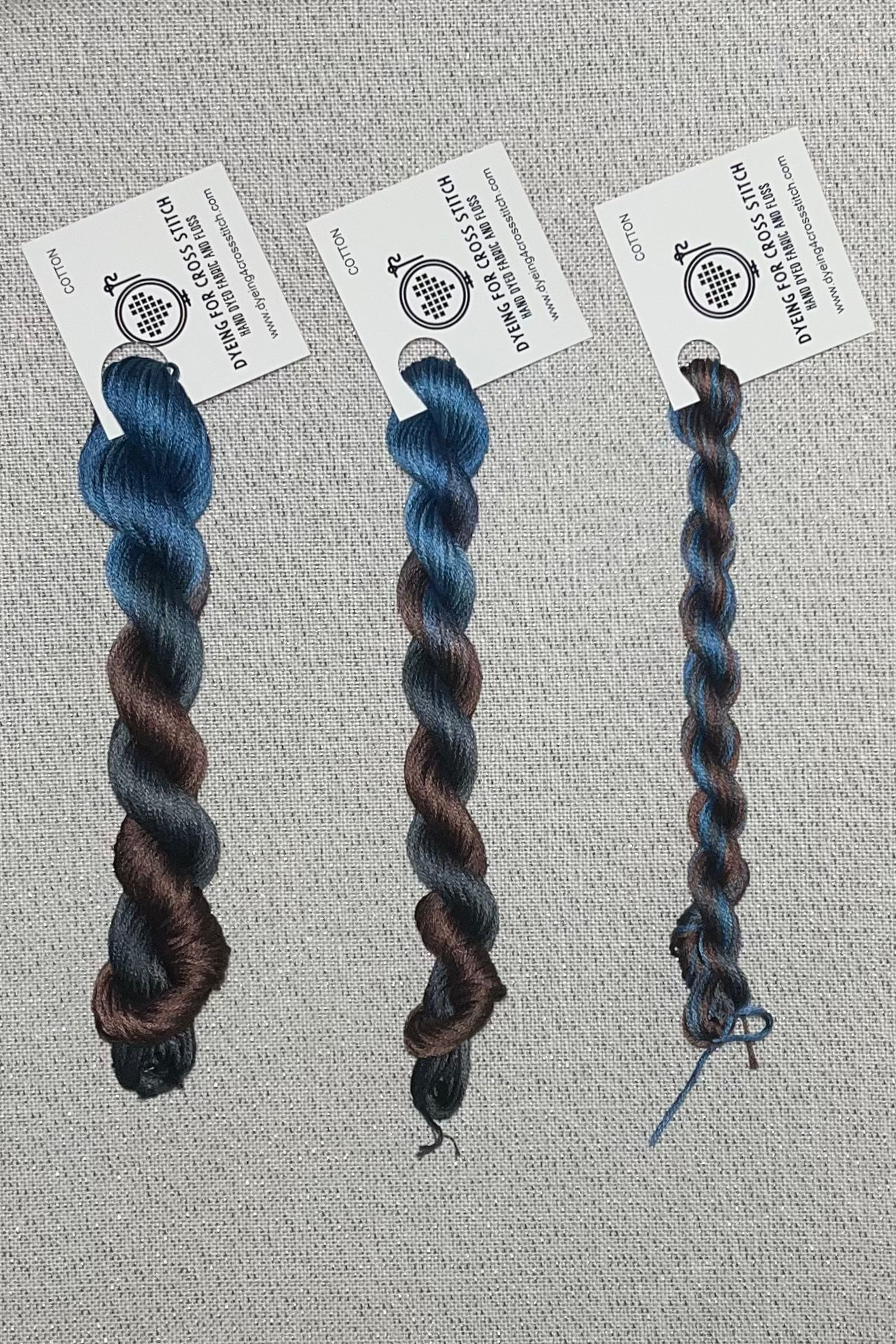 Cotton hand dyed floss - Forbes