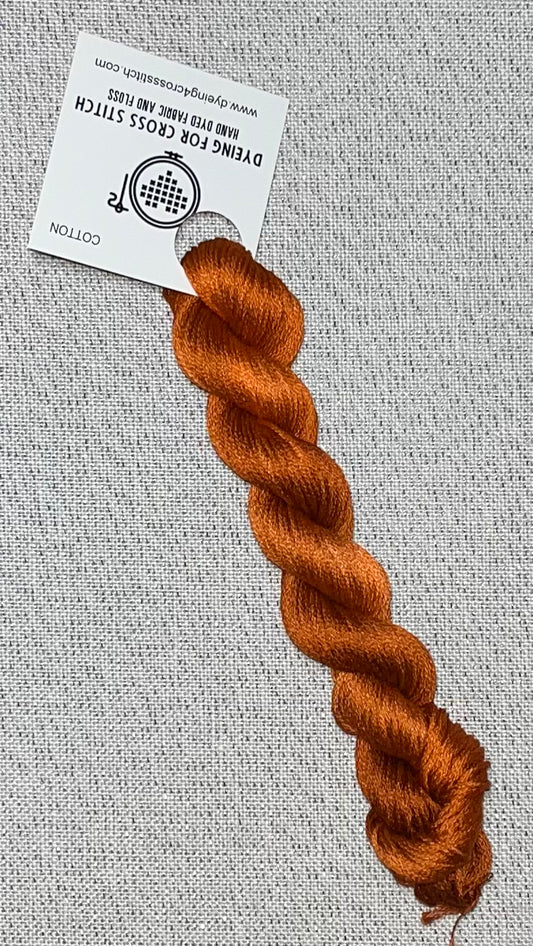 Cotton hand dyed floss - Everything Pumpkin