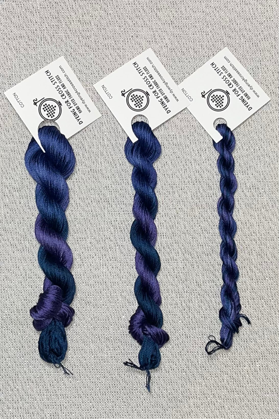 Cotton hand dyed floss - Clemson