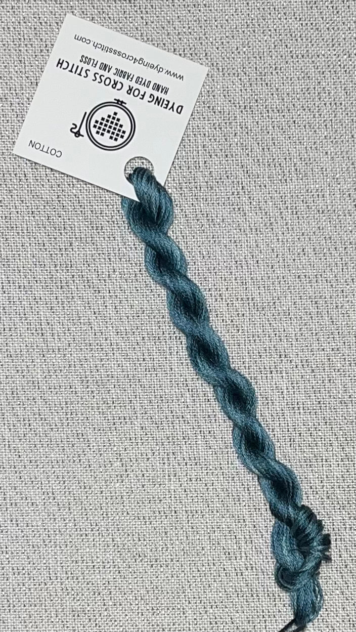 Cotton hand dyed floss - Adrift