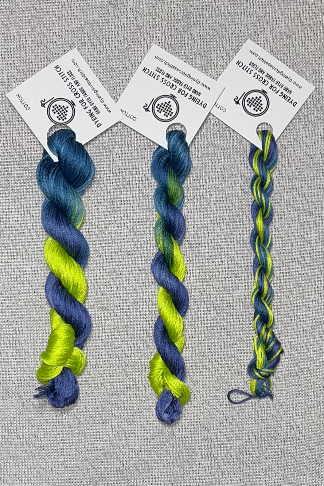 Cotton hand dyed floss - Jester