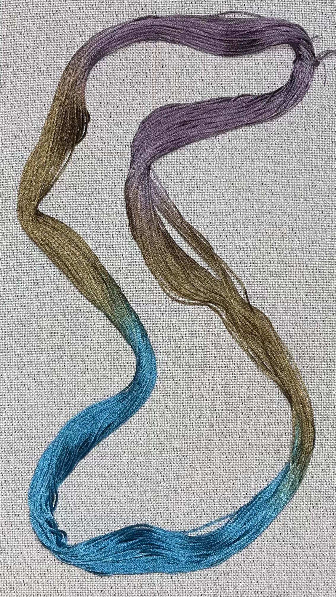 Cotton hand dyed floss - Nightfall