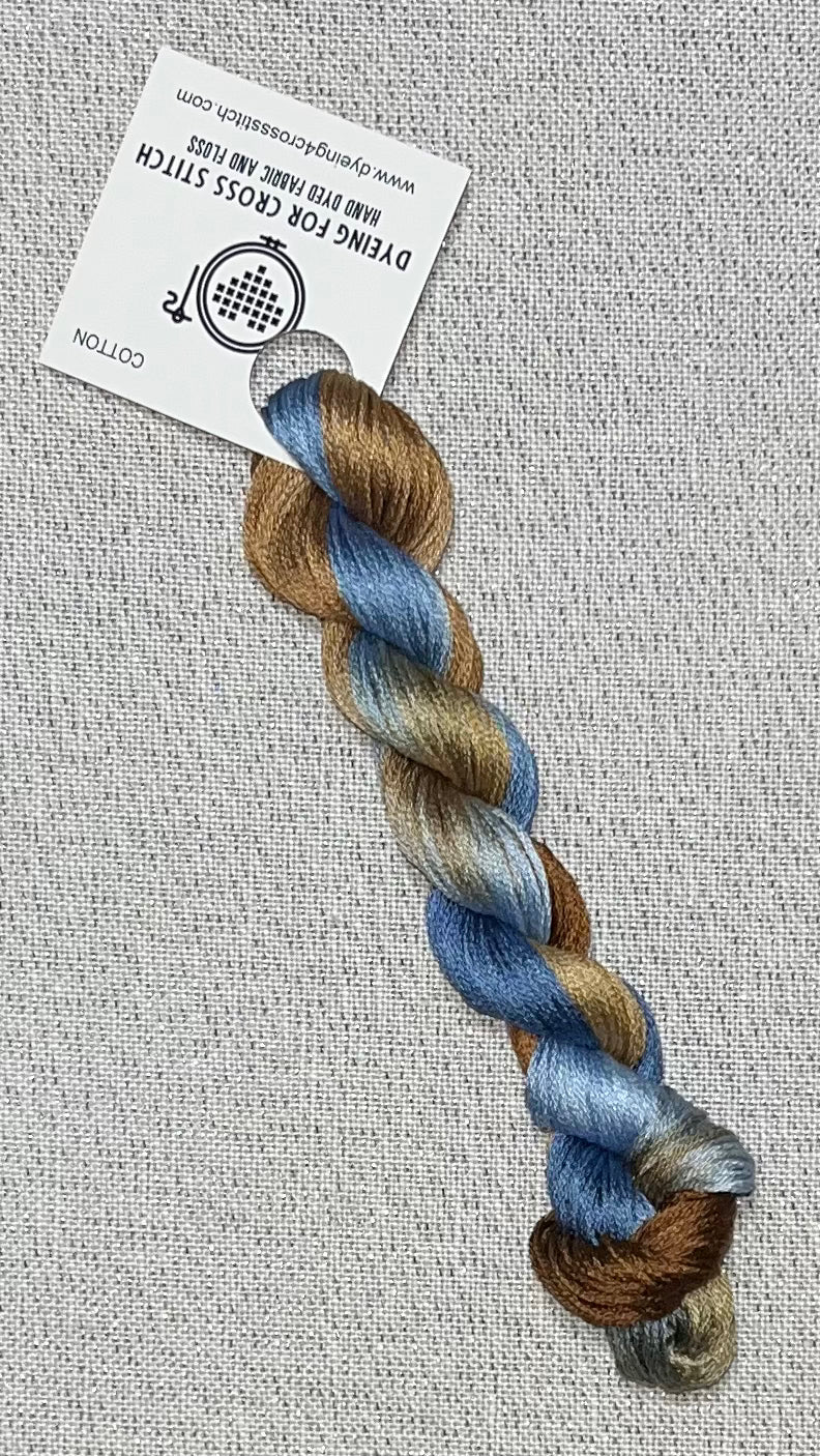 Cotton hand dyed floss - Havenwood