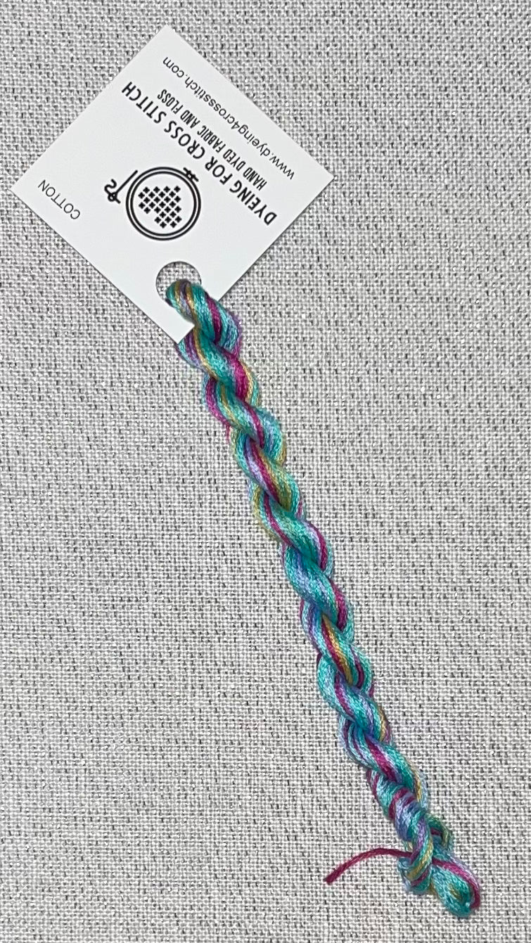 Cotton hand dyed floss - Aloha