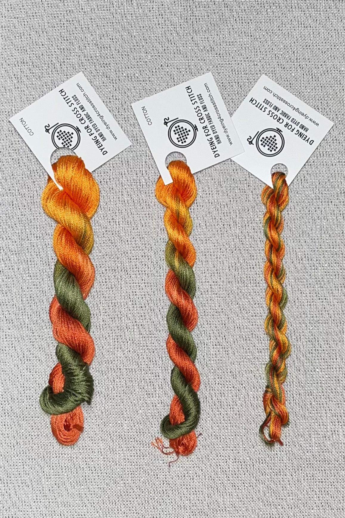 Cotton hand dyed floss - Earthwalker