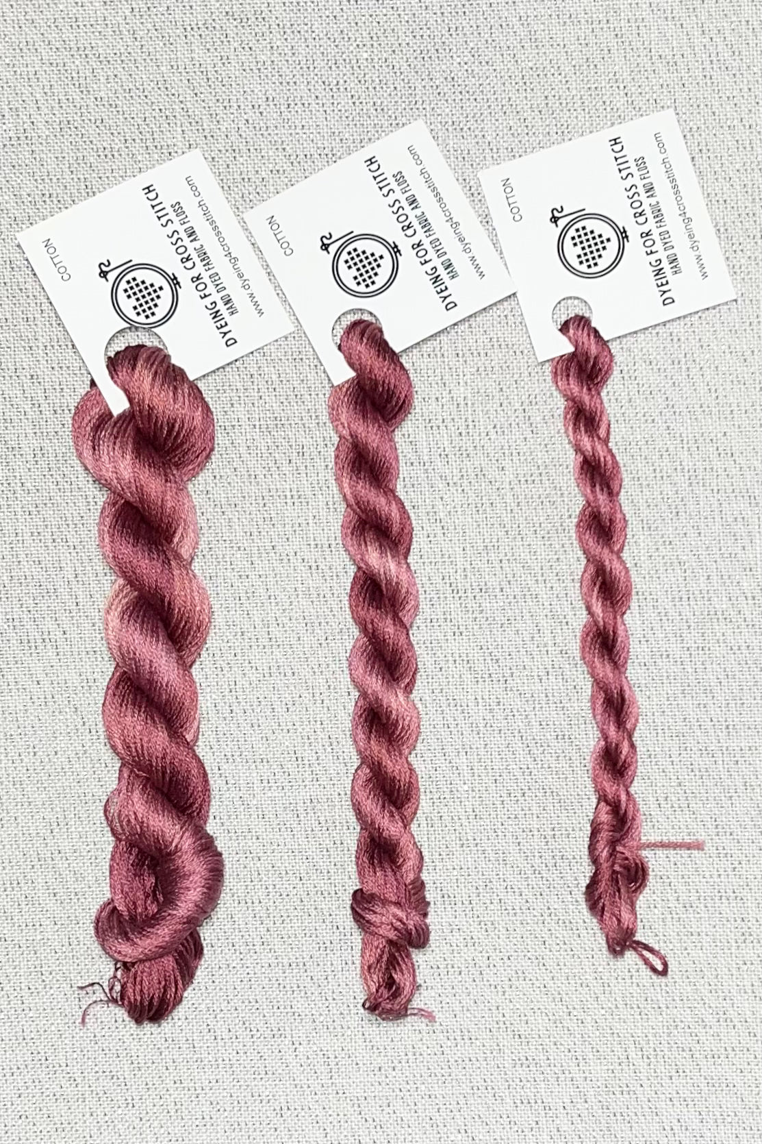 Cotton hand dyed floss - Prairie Fire