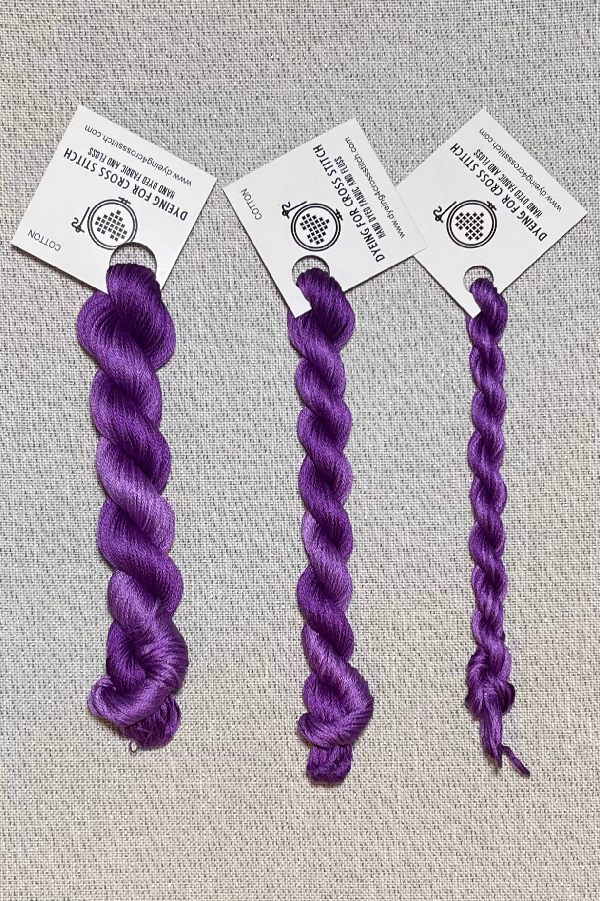 Cotton hand dyed floss - Reign Over Me