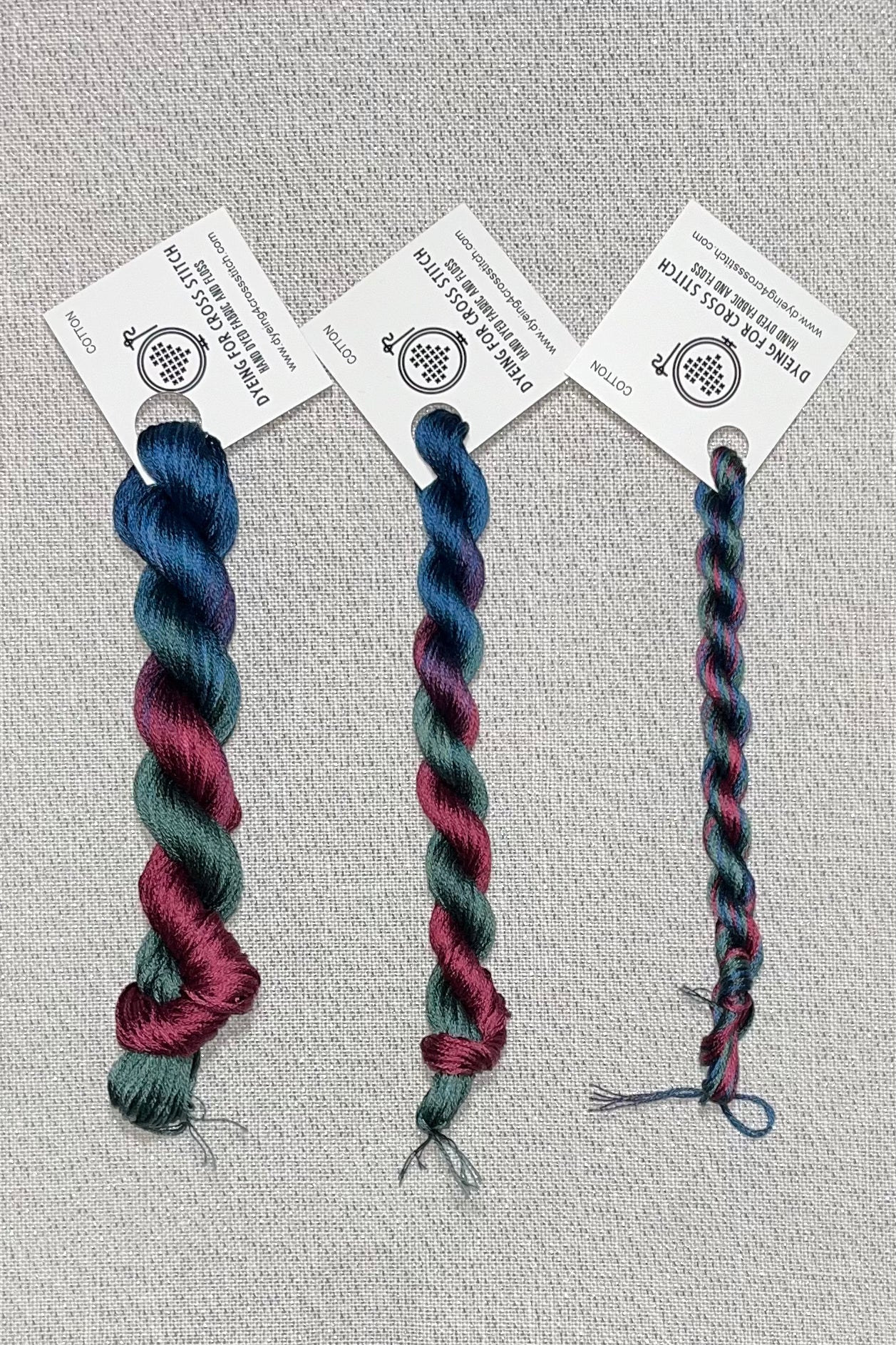 Cotton hand dyed floss - Stewart