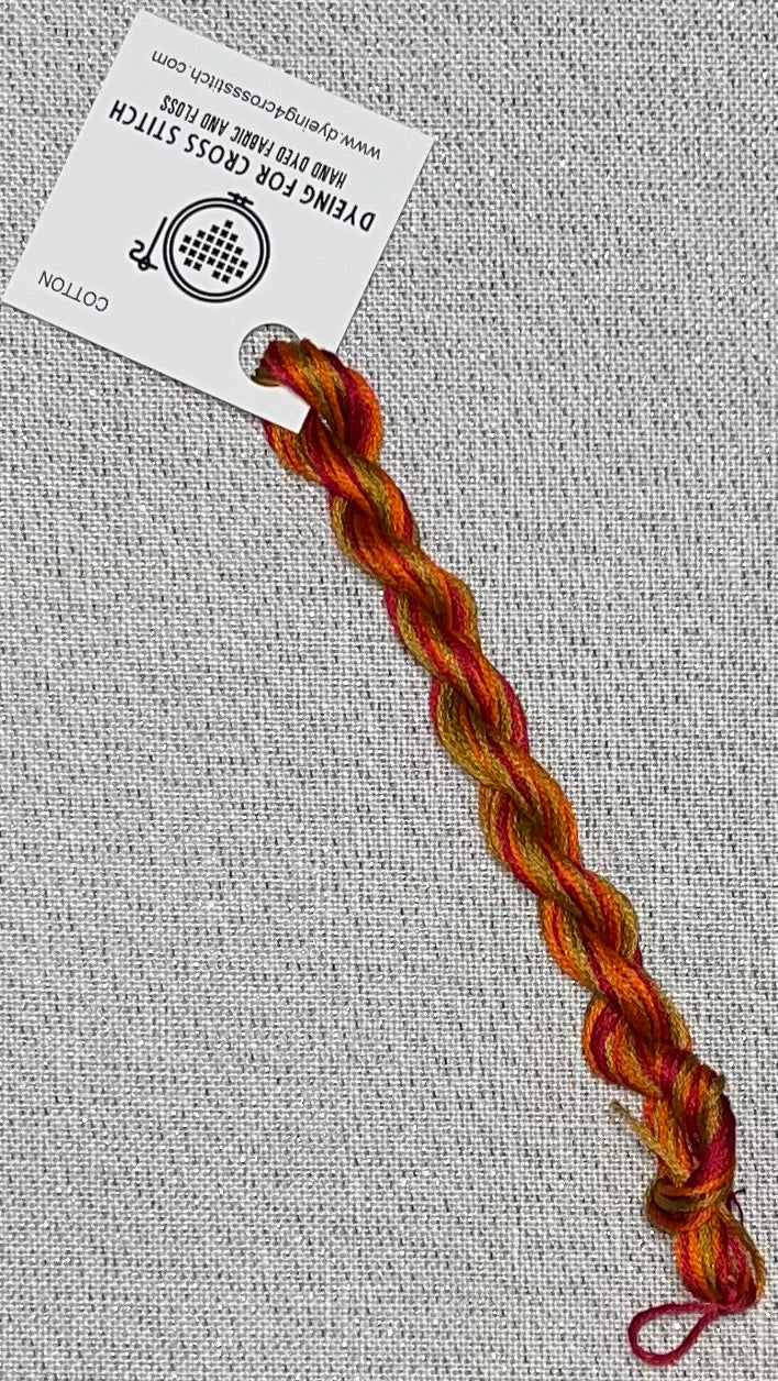 Cotton hand dyed floss - Mackinac